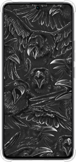 Силикон с усиленными углами чехол Воронья ярость для Xiaomi Redmi Note 13 Pro 4G - 6474sp-3653 изображение 