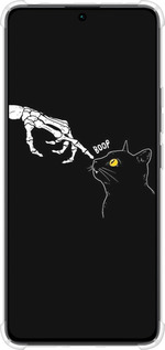 Силикон с усиленными углами чехол Кошка для Xiaomi Redmi Note 13 Pro 4G - 6505sp-3653 изображение 