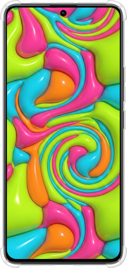 Силіконовий протиударний с посиленими кутами чехол Y2K Jelly Dream для Xiaomi Redmi Note 13 Pro 4G - 6780sp-3653 изображение 