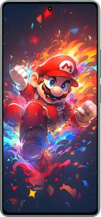 Силіконовий чехол Супер Маріо для Xiaomi Redmi Note 13 Pro 4G - 6342u-3653 изображение 