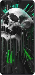 TPU чехол Череп-часы для Xiaomi Redmi Note 13 Pro Plus 5g - 4100b-3400 изображение 