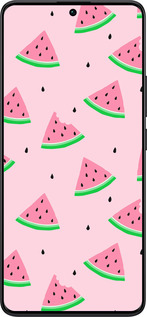 TPU чехол Розовый арбуз для Xiaomi Redmi Note 13 Pro Plus 5g - 4314b-3400 изображение 