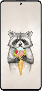 TPU чехол Енотик с мороженым для Xiaomi Redmi Note 13 Pro Plus 5g - 4602b-3400 изображение 