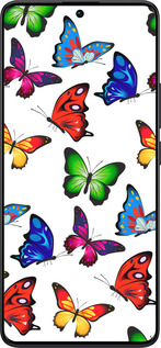 TPU чехол Красочные мотыльки для Xiaomi Redmi Note 13 Pro Plus 5g - 4761b-3400 изображение 