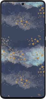 TPU чехол Ночь золотые звезды для Xiaomi Redmi Note 13 Pro Plus 5g - 5421b-3400 изображение 