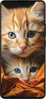 TPU чехол Котики 2 для Xiaomi Redmi Note 13 Pro Plus 5g - 5664b-3400 изображение 