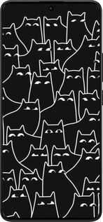 TPU чехол С изображением кошек для Xiaomi Redmi Note 13 Pro Plus 5g - 6470b-3400 изображение 