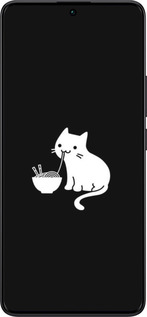 TPU чехол С милым котом на черном фоне для Xiaomi Redmi Note 13 Pro Plus 5g - 6528b-3400 изображение 