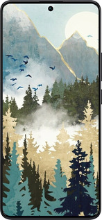 TPU чехол С изображением лесного пейзажа для Xiaomi Redmi Note 13 Pro Plus 5g - 6548b-3400 изображение 