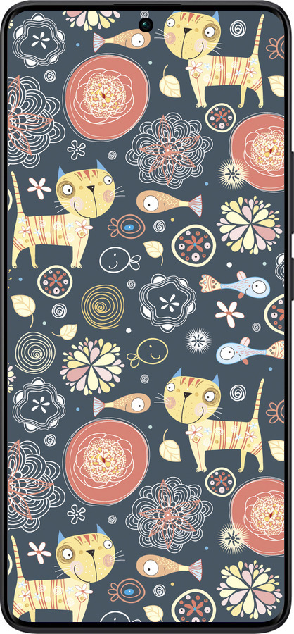 TPU чехол Котята v4 для Xiaomi Redmi Note 13 Pro Plus 5g - 1224b-3400 изображение 