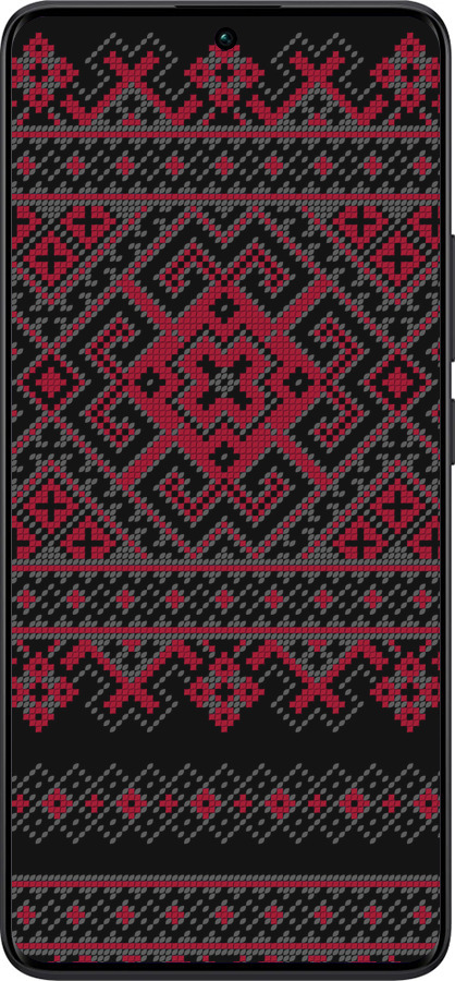 TPU чехол Вышиванка 52 для Xiaomi Redmi Note 13 Pro Plus 5g - 1763b-3400 изображение 