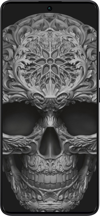 TPU чехол skull-ornament для Xiaomi Redmi Note 13 Pro Plus 5g - 4101b-3400 изображение 