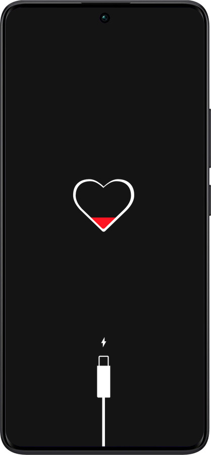 TPU чехол Подзарядка сердца для Xiaomi Redmi Note 13 Pro Plus 5g - 4274b-3400 изображение 