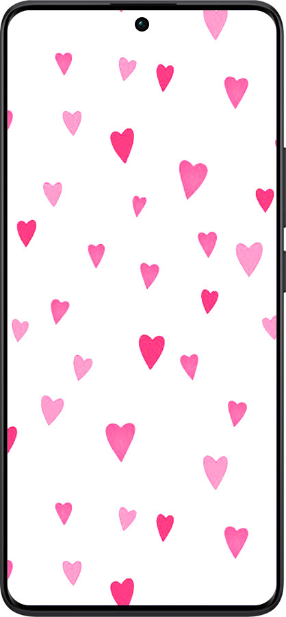 TPU чехол Сердечки 2 для Xiaomi Redmi Note 13 Pro Plus 5g - 4763b-3400 изображение 