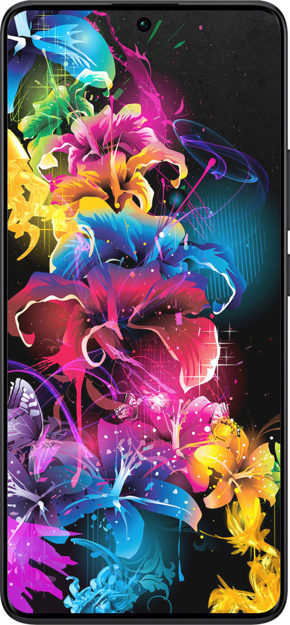 TPU чехол Абстрактные цветы для Xiaomi Redmi Note 13 Pro Plus 5g - 511b-3400 изображение 