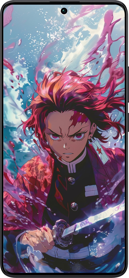 TPU чехол Танджиро Камадо: Клинок рассекающий демонов для Xiaomi Redmi Note 13 Pro Plus 5g - 6111b-3400 изображение 