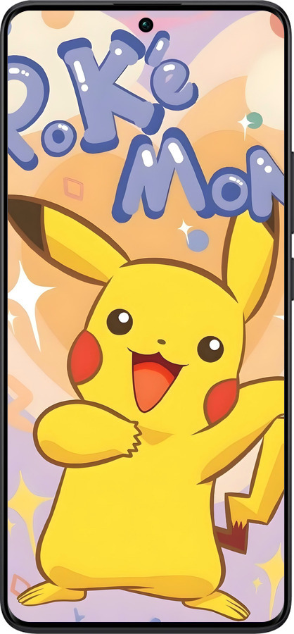 TPU чехол Пикачу для Xiaomi Redmi Note 13 Pro Plus 5g - 6383b-3400 изображение 