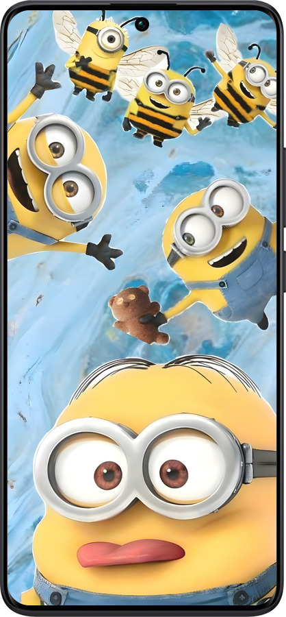 TPU чехол Миньоны для Xiaomi Redmi Note 13 Pro Plus 5g - 6386b-3400 изображение 