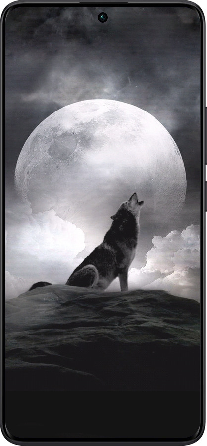 TPU чехол Воющий волк для Xiaomi Redmi Note 13 Pro Plus 5g - 934b-3400 изображение 