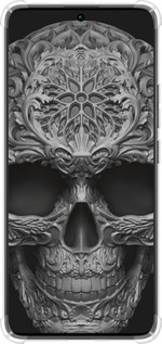 Силикон с усиленными углами чехол skull-ornament для Xiaomi Redmi Note 13 Pro Plus 5g - 4101sp-3400 изображение 
