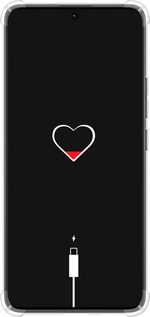 Силикон с усиленными углами чехол Подзарядка сердца для Xiaomi Redmi Note 13 Pro Plus 5g - 4274sp-3400 изображение 