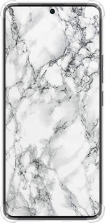 Силіконовий протиударний с посиленими кутами чехол Мармур білий для Xiaomi Redmi Note 13 Pro Plus 5g - 4480sp-3400 изображение 