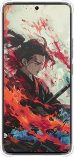 Силикон с усиленными углами чехол Битва стихий для Xiaomi Redmi Note 13 Pro Plus 5g - 6110sp-3400 изображение 