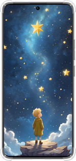 Силикон с усиленными углами чехол Маленький принц для Xiaomi Redmi Note 13 Pro Plus 5g - 6326sp-3400 изображение 