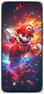Силикон с усиленными углами чехол Супер Марио для Xiaomi Redmi Note 13 Pro Plus 5g - 6342sp-3400 изображение 
