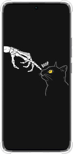 Силикон с усиленными углами чехол Кошка для Xiaomi Redmi Note 13 Pro Plus 5g - 6505sp-3400 изображение 