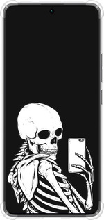 Силикон с усиленными углами чехол Скелет делает Selfie для Xiaomi Redmi Note 13 Pro Plus 5g - 6535sp-3400 изображение 
