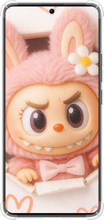 Силикон с усиленными углами чехол Лабубу 2 для Xiaomi Redmi Note 13 Pro Plus 5g - 6710sp-3400 изображение 