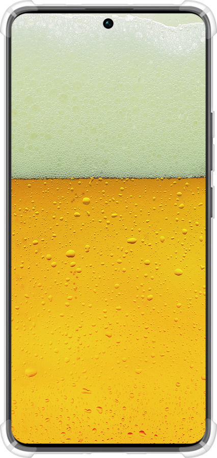 Силикон с усиленными углами чехол Пиво для Xiaomi Redmi Note 13 Pro Plus 5g - 1145sp-3400 изображение 