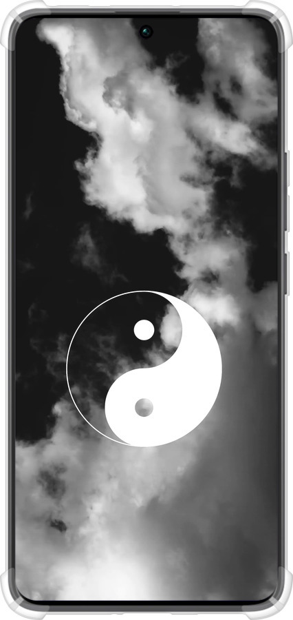 Силикон с усиленными углами чехол Инь и Янь для Xiaomi Redmi Note 13 Pro Plus 5g - 4389sp-3400 изображение 