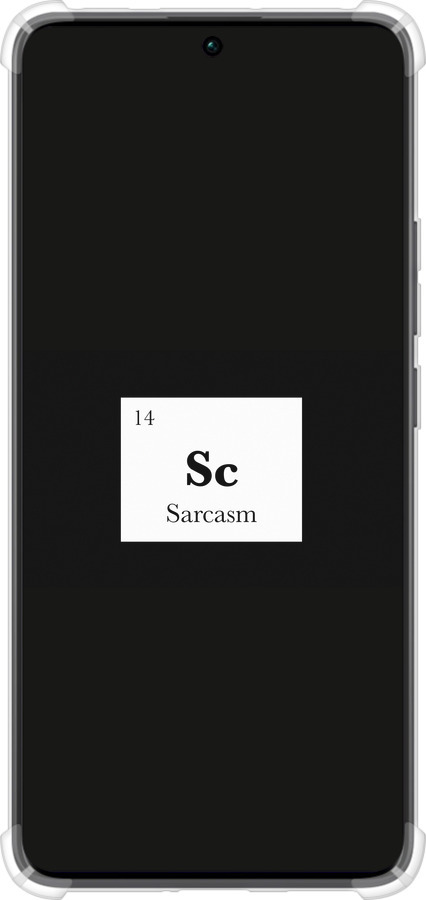 Силикон с усиленными углами чехол Сарказм для Xiaomi Redmi Note 13 Pro Plus 5g - 4501sp-3400 изображение 