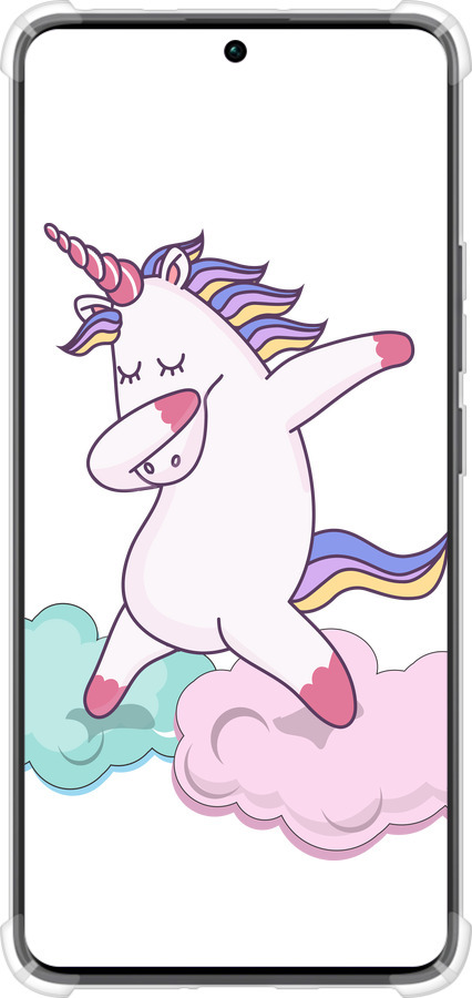 Силикон с усиленными углами чехол Единорог для Xiaomi Redmi Note 13 Pro Plus 5g - 4702sp-3400 изображение 
