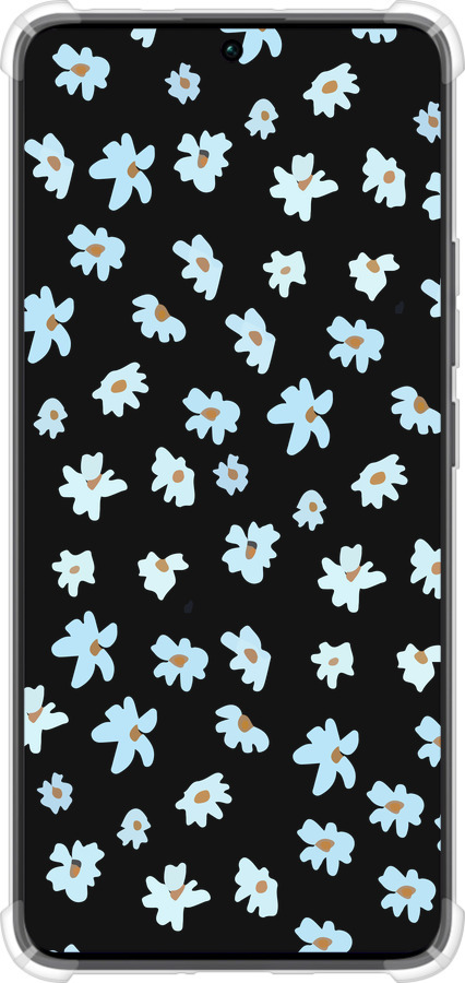 Силикон с усиленными углами чехол Цветочный для Xiaomi Redmi Note 13 Pro Plus 5g - 4900sp-3400 изображение 