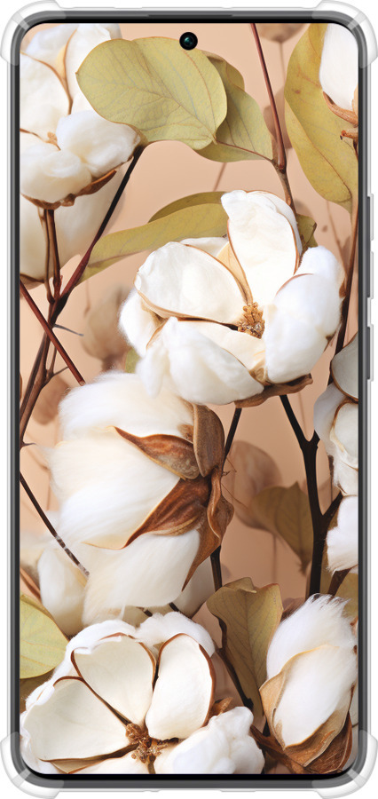 Силикон с усиленными углами чехол Хлопок для Xiaomi Redmi Note 13 Pro Plus 5g - 5665sp-3400 изображение 