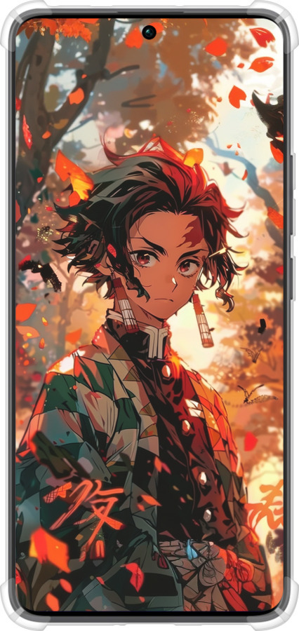 Силикон с усиленными углами чехол Tanjiro для Xiaomi Redmi Note 13 Pro Plus 5g - 6130sp-3400 изображение 