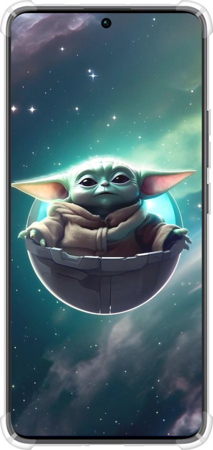 Силикон с усиленными углами чехол Малышь йода для Xiaomi Redmi Note 13 Pro Plus 5g - 6294sp-3400 изображение 