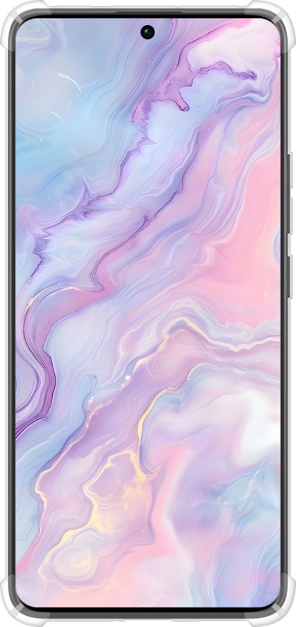 Силикон с усиленными углами чехол Нежный мрамор для Xiaomi Redmi Note 13 Pro Plus 5g - 6310sp-3400 изображение 