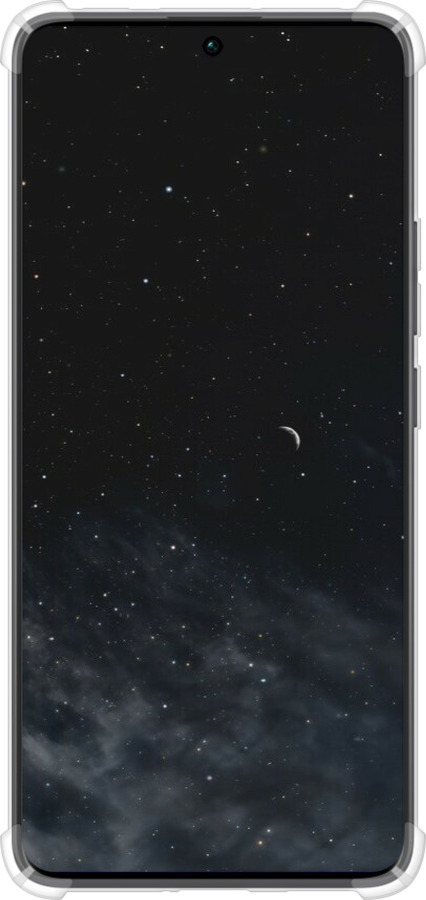 Силіконовий протиударний с посиленими кутами чехол Нічне небо для Xiaomi Redmi Note 13 Pro Plus 5g - 6451sp-3400 изображение 