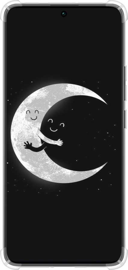 Силикон с усиленными углами чехол Лунные объятия для Xiaomi Redmi Note 13 Pro Plus 5g - 6508sp-3400 изображение 