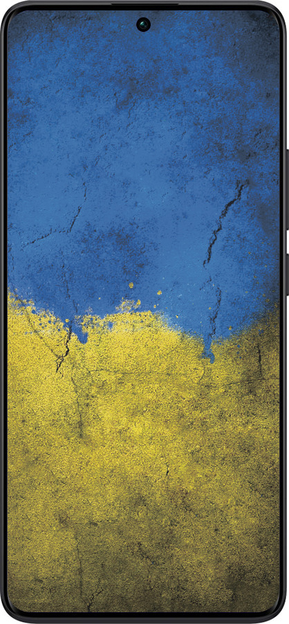 Силиконовый чехол Флаг Украины 2 для Xiaomi Redmi Note 13 Pro Plus 5g - 401u-3400 изображение 