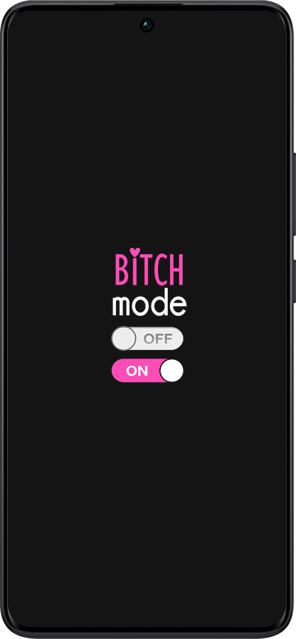 Силиконовый чехол Bitch mode для Xiaomi Redmi Note 13 Pro Plus 5g - 4548u-3400 изображение 