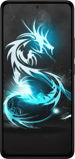 TPU чехол Бело-голубой огненный дракон для Xiaomi Redmi Note 14 4G - 113b-3903 изображение 