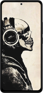 TPU чехол Скелет-меломан v2 для Xiaomi Redmi Note 14 4G - 1200b-3903 изображение 