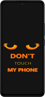 TPU чехол Don't touch the phone для Xiaomi Redmi Note 14 4G - 4261b-3903 изображение 