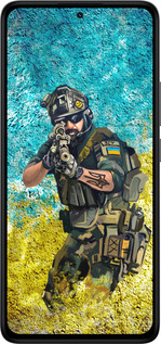 TPU чехол Воин ЗСУ для Xiaomi Redmi Note 14 4G - 5311b-3903 изображение 