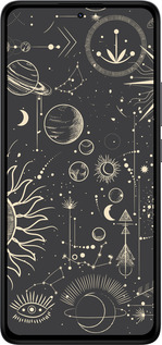 TPU чехол Фаза луны для Xiaomi Redmi Note 14 4G - 5605b-3903 изображение 